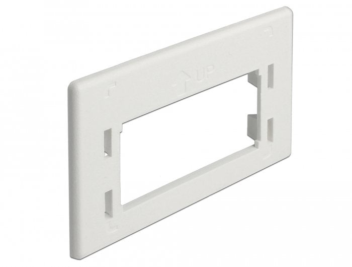 Delock Placa Adaptadora Keystone Para La Instalación En Muebles.