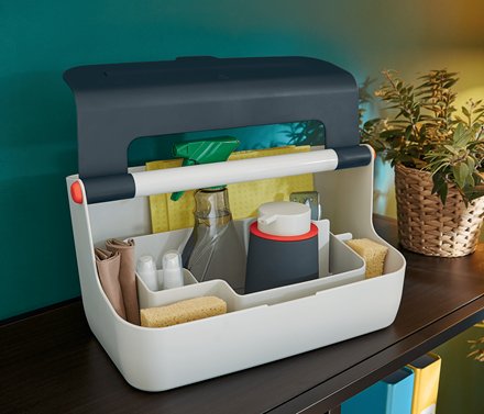 Leitz Caja De Almacenamiento Portátil Cosy C/Asa Abs Gris