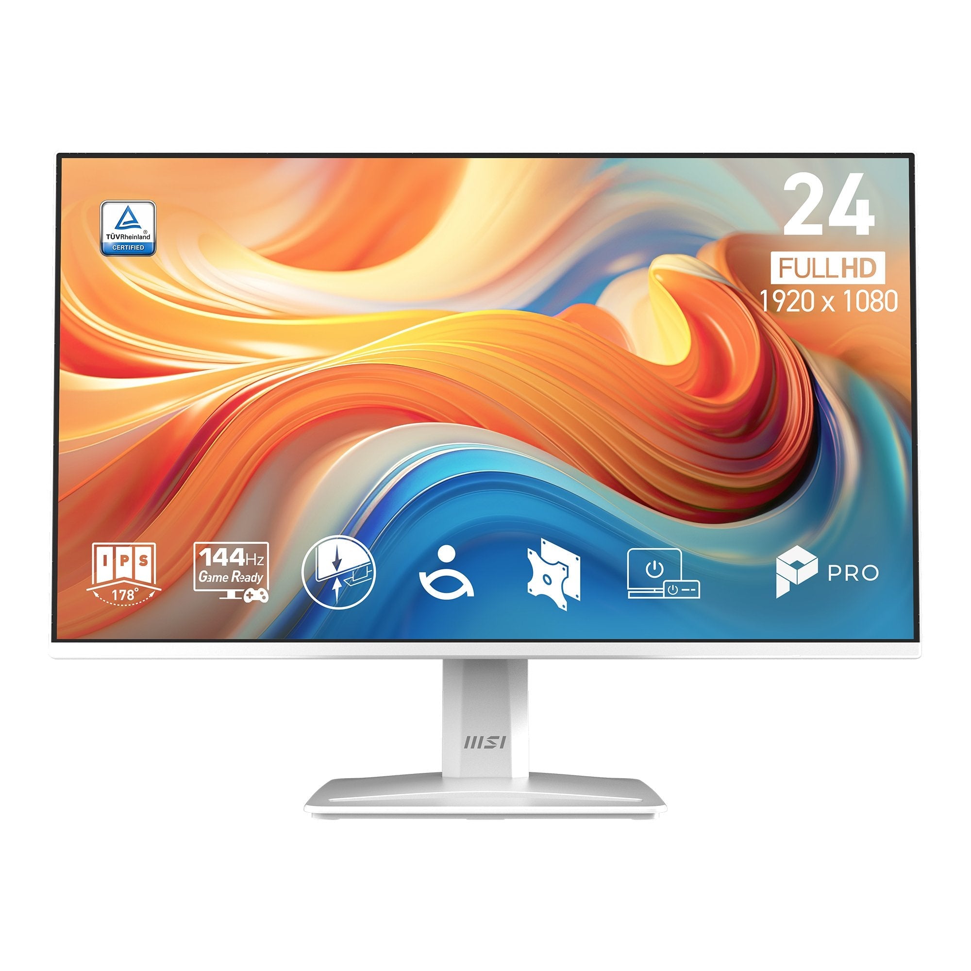 Monitor Msi Pro Mp243w E14 23.8" 144hz Hdmi Mm Bl