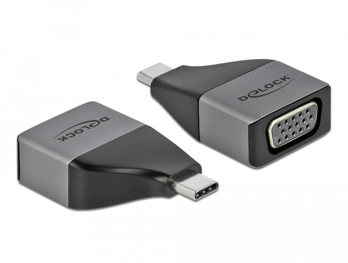 Delock Usb Type-C Adapter Zu Vga (Dp Alt Mode) 1080p Kompaktes Design
