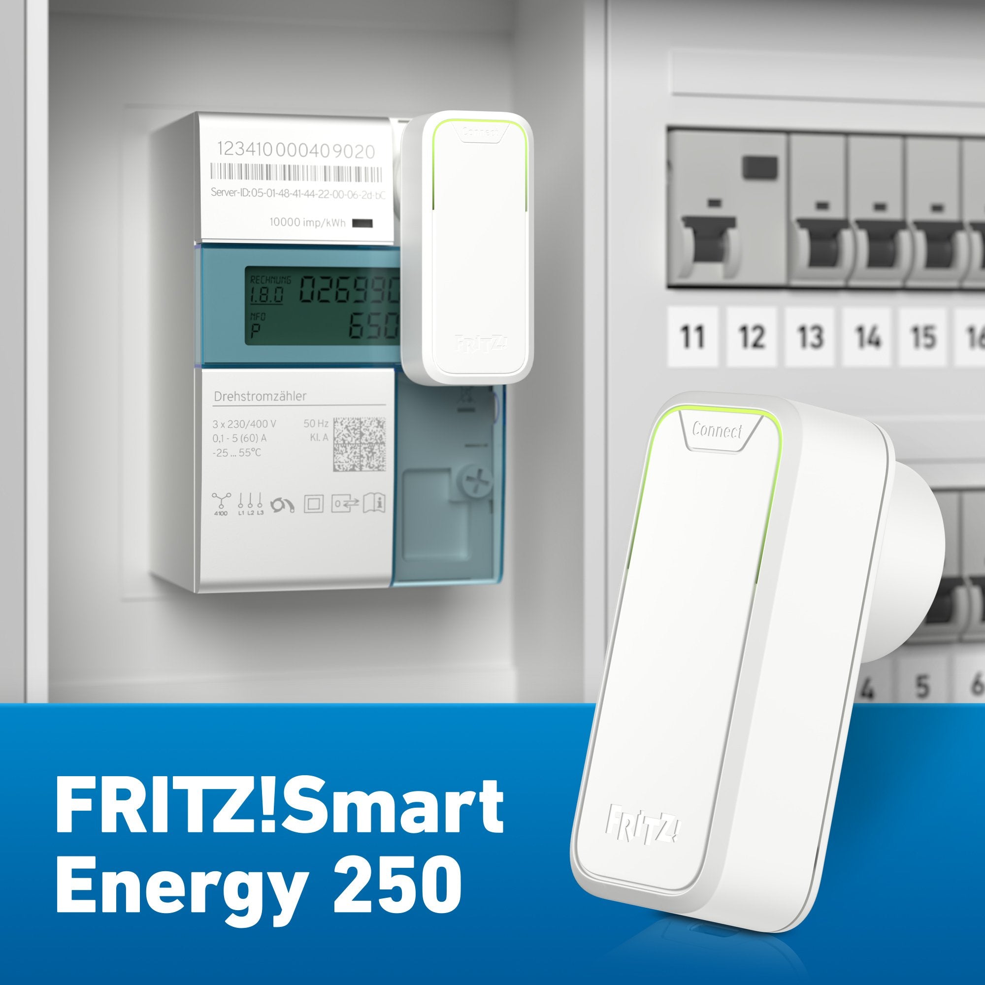 EAN 4023125030888 - FRITZ! Smart Energy 250 transmisore home Inalámbrico Montado en pared RF inalámbrico imagen 4