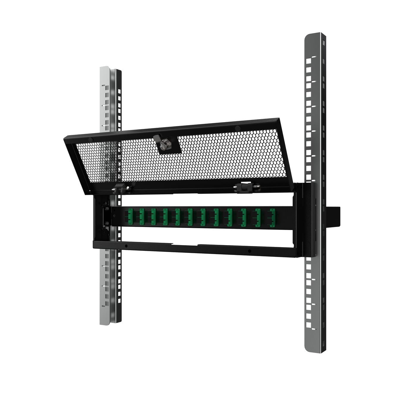 3u 19" Rack Mount, Security Cover Panel