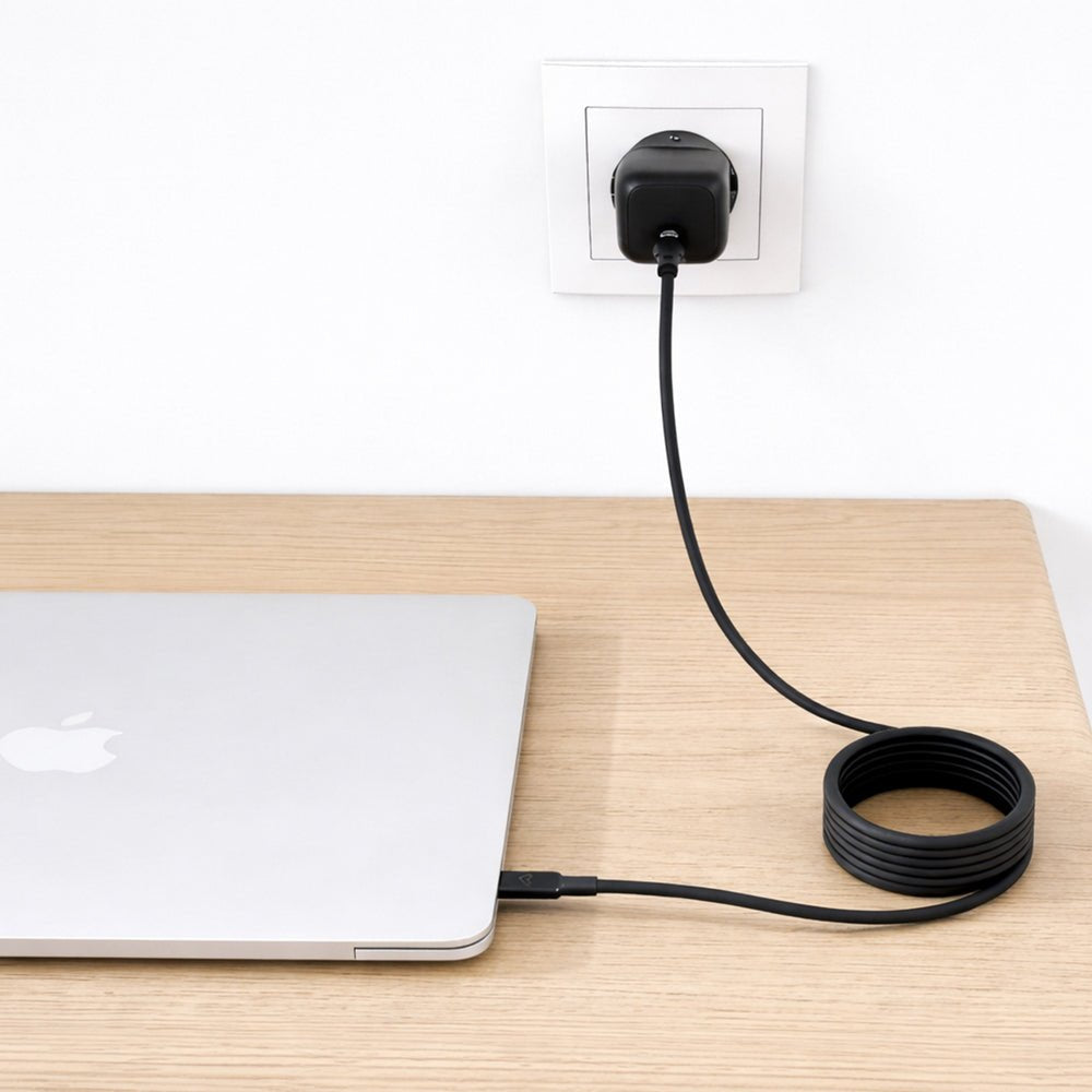 Energy Sistem Magnet Roll Cable Usb-C 2.0 - Hasta 60w Y 480mbps - Compatible Con Powerdelivery - Recubierto Con Pvc Y