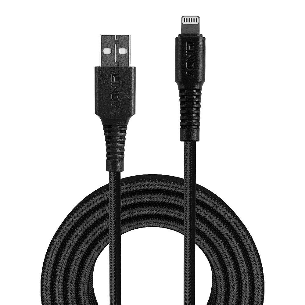Lindy 31292 Cable De Conector Lightning 2 M Negro