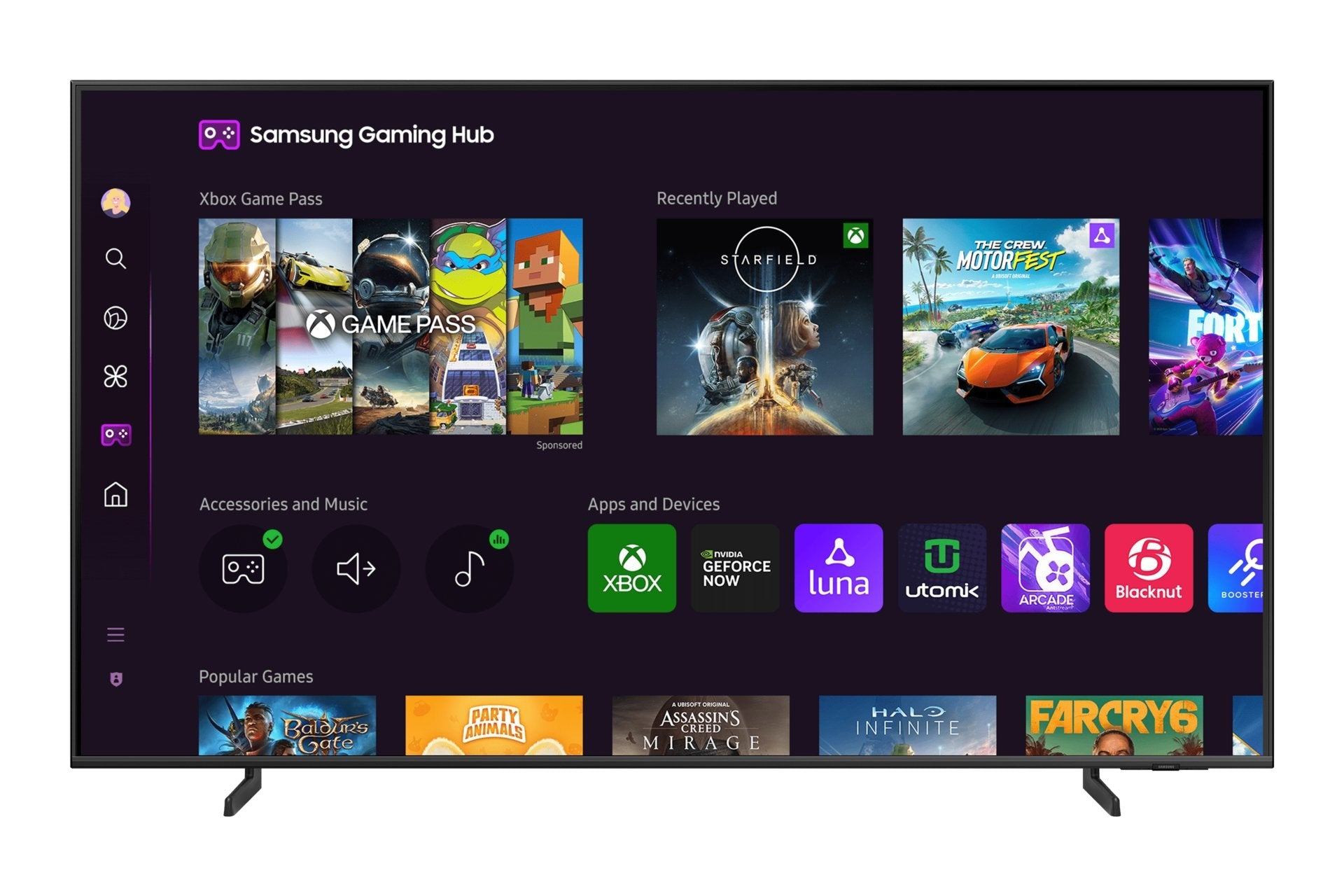 Televisor Samsung Qled Tq55q64dau 55' Ultra Hd 4k Smart Tv Wifi