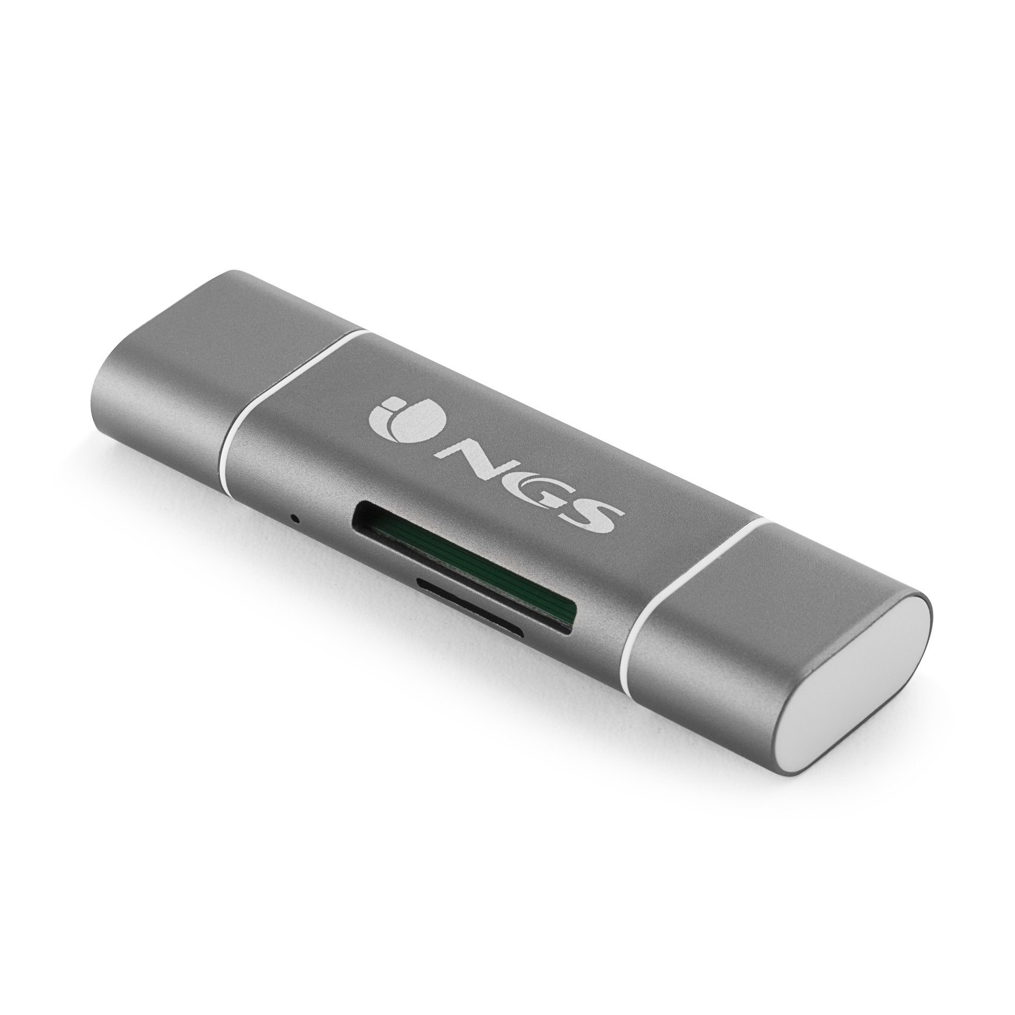 Lector De Tarjetas Externo Ngs Ally Reader Usb 2.0 Usb Tipo-C Micro Usb
