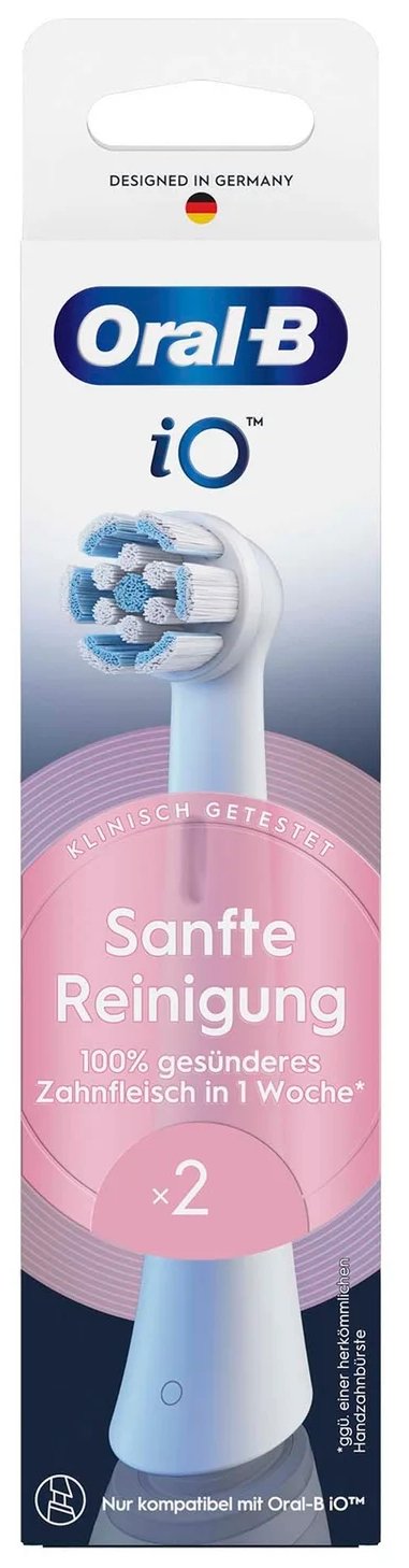 Oral-B Cabezal De Cepillo Sonic 8700216373609 / Io Sanfte Reinigung Paquete Doble Blanco