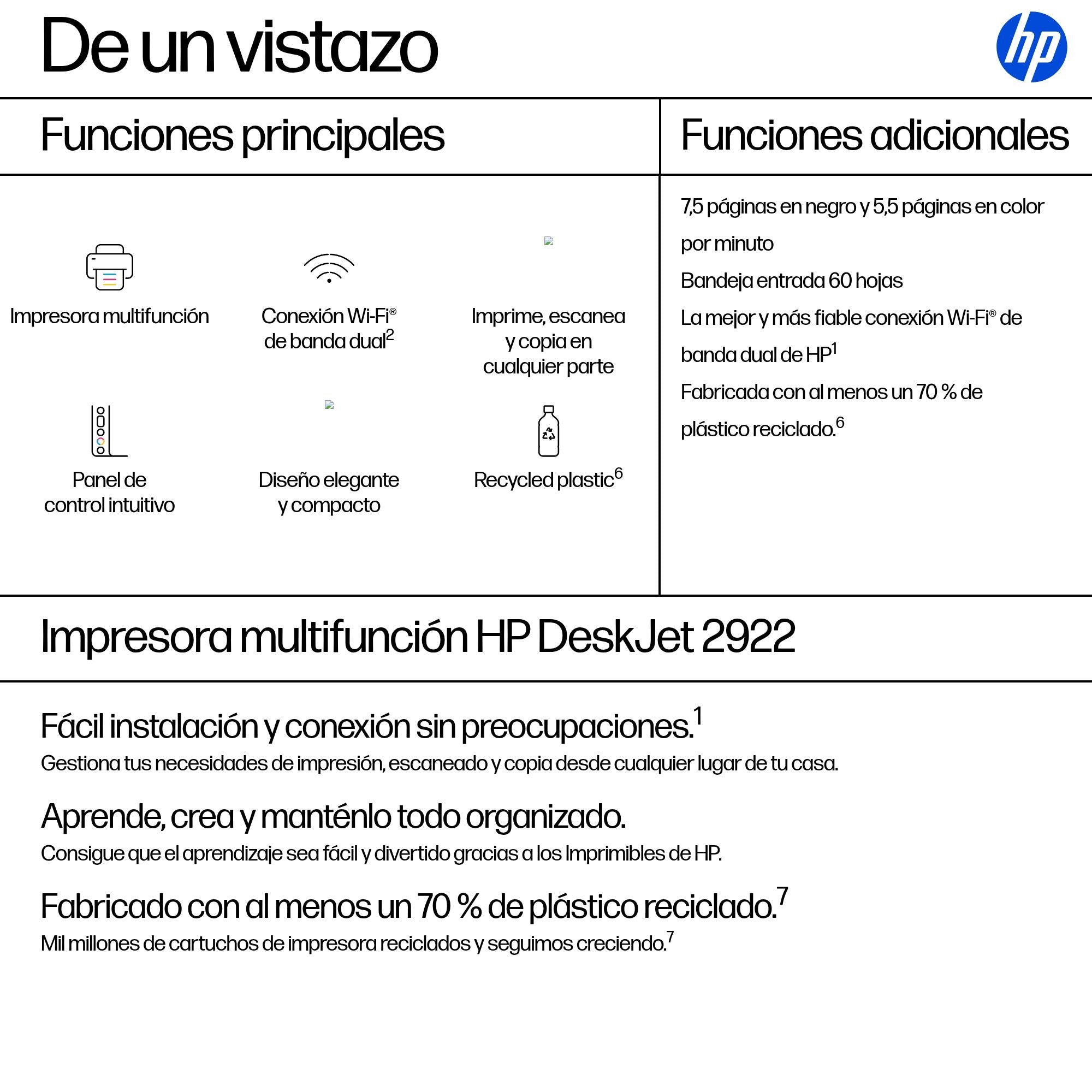 Urzadzenie Wielofunkcyjne Deskjet 2922 All-In- One A24hvb