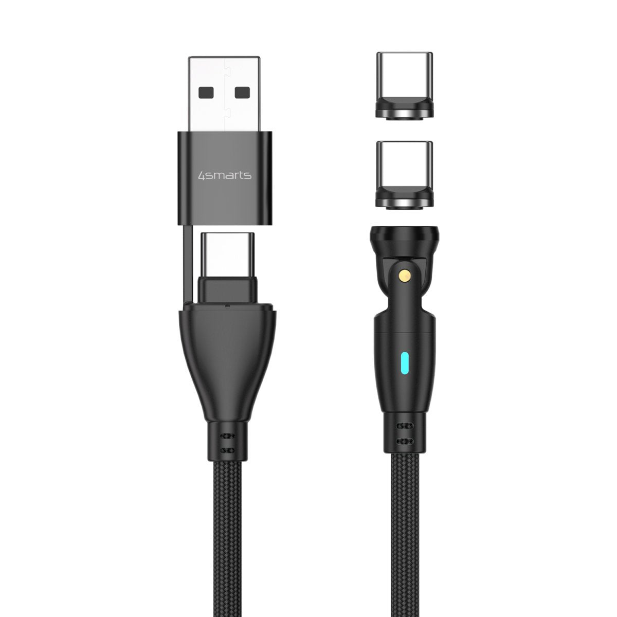 EAN 4252011909919 - 4smarts 541235 cable USB USB 2.0 1,8 m USB C Negro imagen 3
