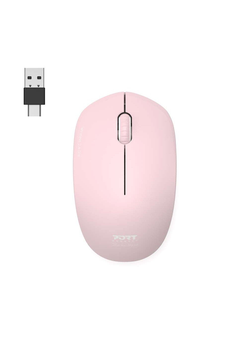 Port Connect 2.4ghz Collection Ii Wireless Mouse, Blush