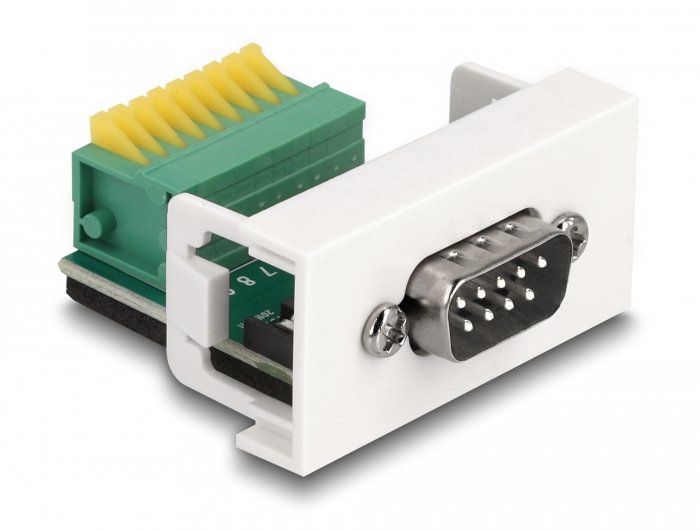 Delock Easy 45 Modulod-Sub 9 Pin Macho A 9 Pin Terminalblock 22,5 X 45 Mm
