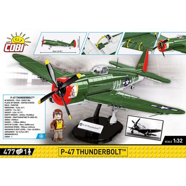 EAN 5902251057374 - COBI P-47 Thunderbolt imagen 6