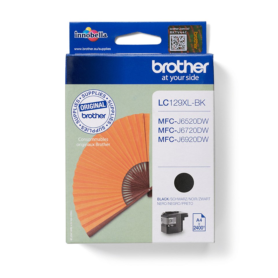 Brother Lc129xl Negro Original BlaSter Cartucho De Tinta