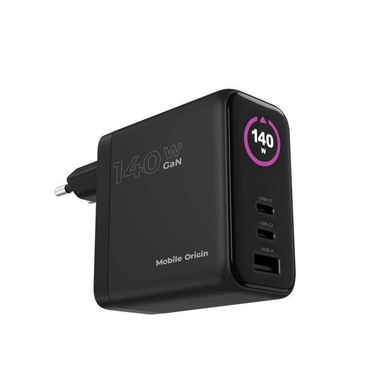 Mobile Origin 140w Gan Charger Pw21 2x Usb-C + 2x Usb-A