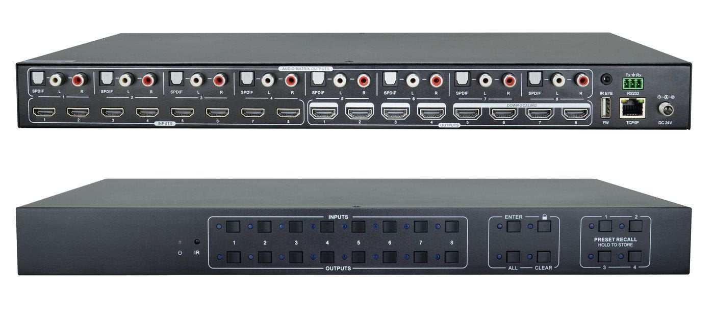 EAN 5704174885733 - Vivolink VLHDMIMAT8X8 matriz de conmutación Matriz de conmutación AV 24 W imagen 3