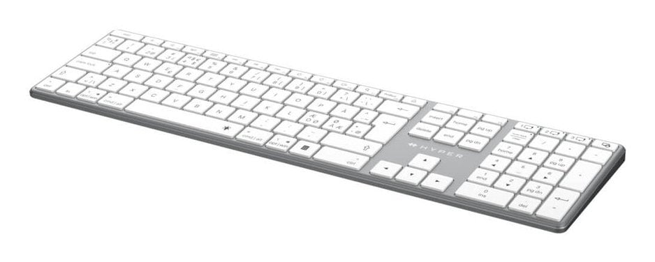 Hyperspace Keyboard (Nordic) Next Bluetooth Wireless, Grey