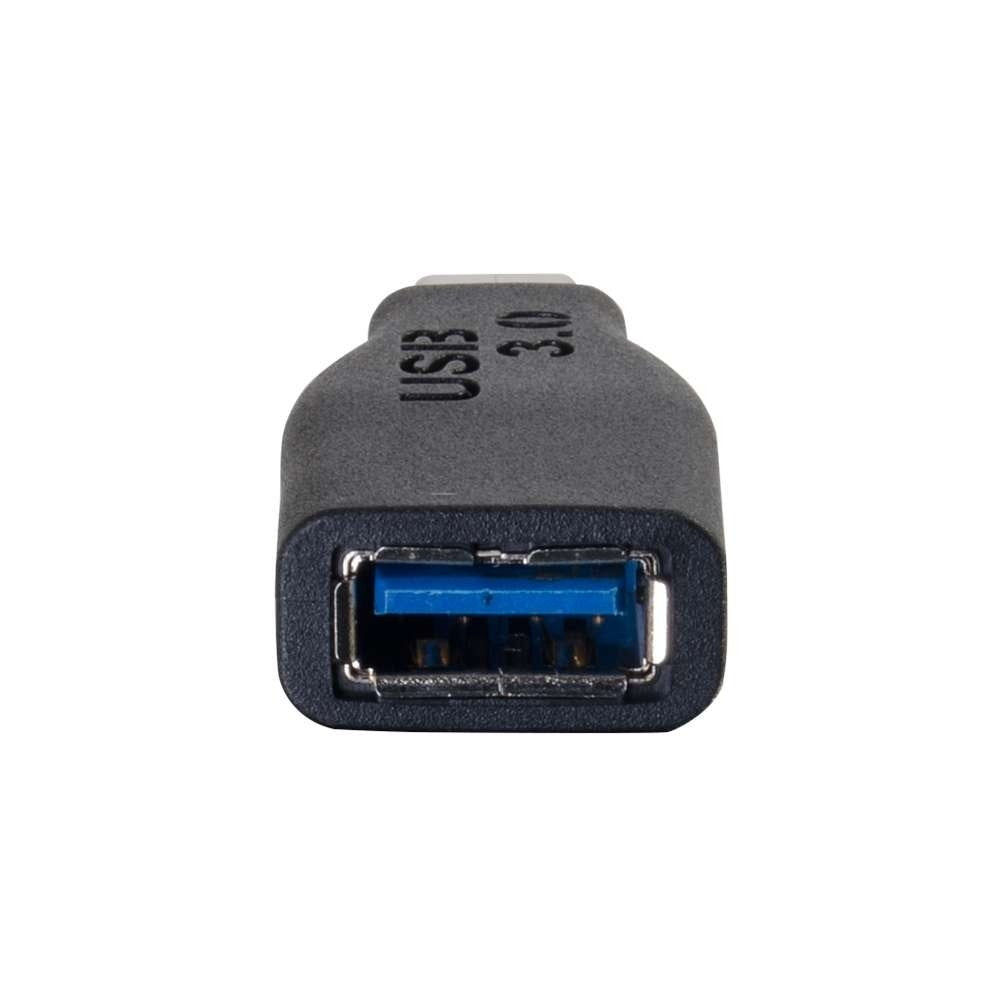 C2g Usb C To Usb Adapter Usb C 3.1 To Usb A Adapter M/F Adaptador Usb Usb Tipo A (H) A 24 Pin Usb-C (M) Usb 3.0 Negro
