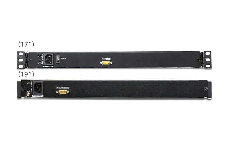 Aten Cl1000n, Consola Slideaway Lcd De 19", Con Teclado Con Iluminación Led (De), Para Armario Rack De 19" (Ps/2-Usb, Vga)