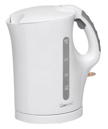 EAN 4006160632767 - Clatronic WK 3462 tetera eléctrica 1 L 900 W Blanco imagen 1