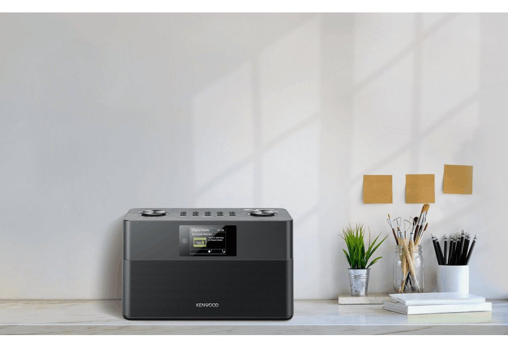 Kenwood Cr-M80dab Dab+ Radio, Grosses Tft Farbdisplay, Bluetooth Negro