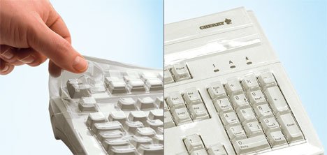 Cherry Wetex - Teclado-Cubierta - Transparente