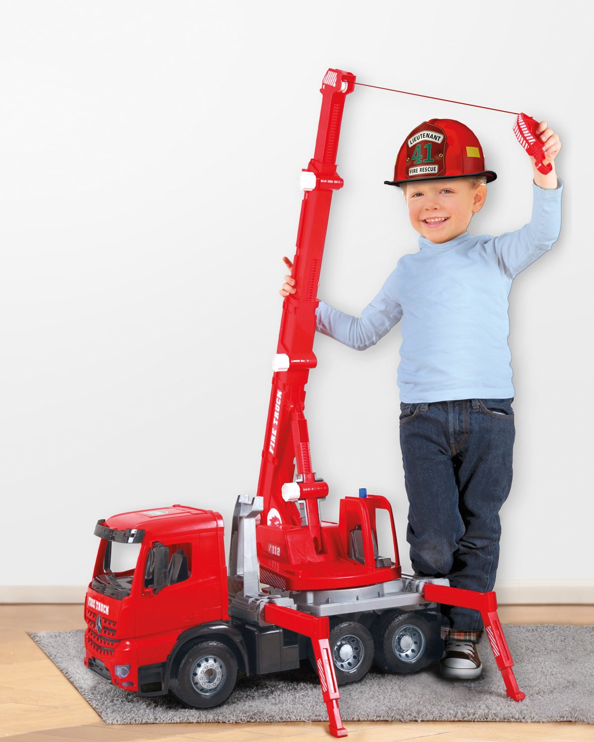 EAN 4006942831302 - Lena GIGA TRUCKS Fire Crane truck Arocs imagen 11