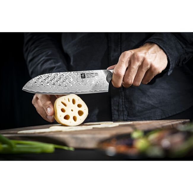 Cuchillo Zwilling Tanrei Santoku 18 Cm Acero Inoxidable Santoku