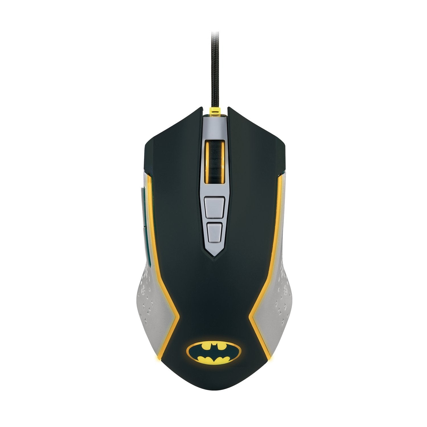Fr-Tec Batman Raton Usb Hasta 8000dpi - Iluminacion Led Amarillo - Plug And Play - Cable Trenzado De 1.8m - Color