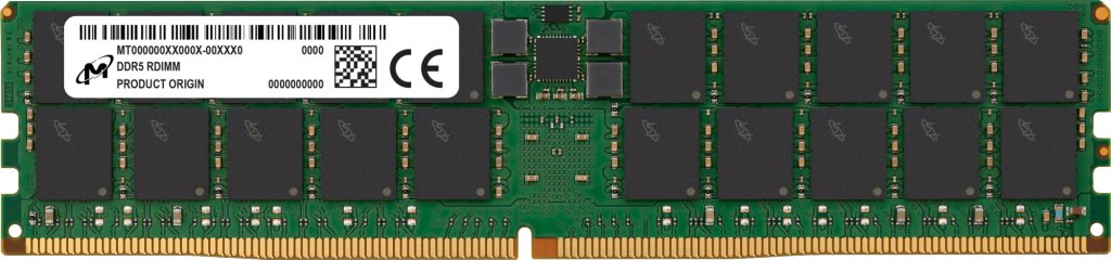 Memoria Micron Ddr5 128 Gb De 288 5600 Mhz / Pc5-44800 Cl46 Registrado