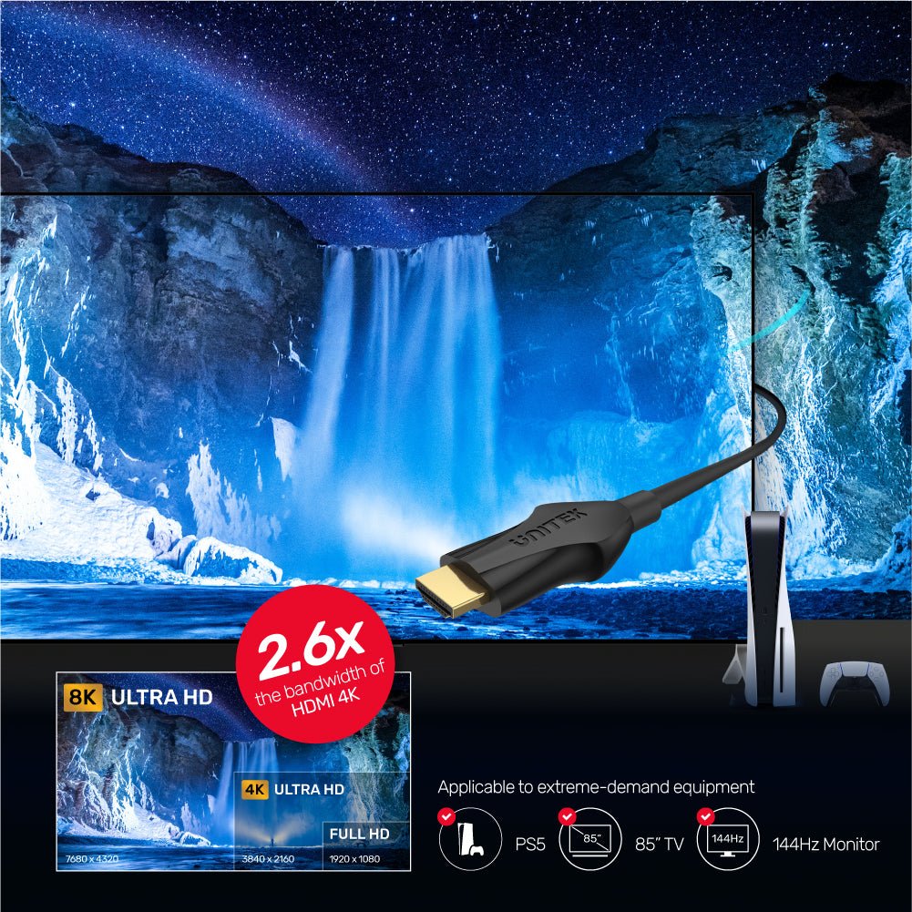 Cable Unitek Hdmi 2.0 4k60hz, Plano,3m, C11063bk-3m