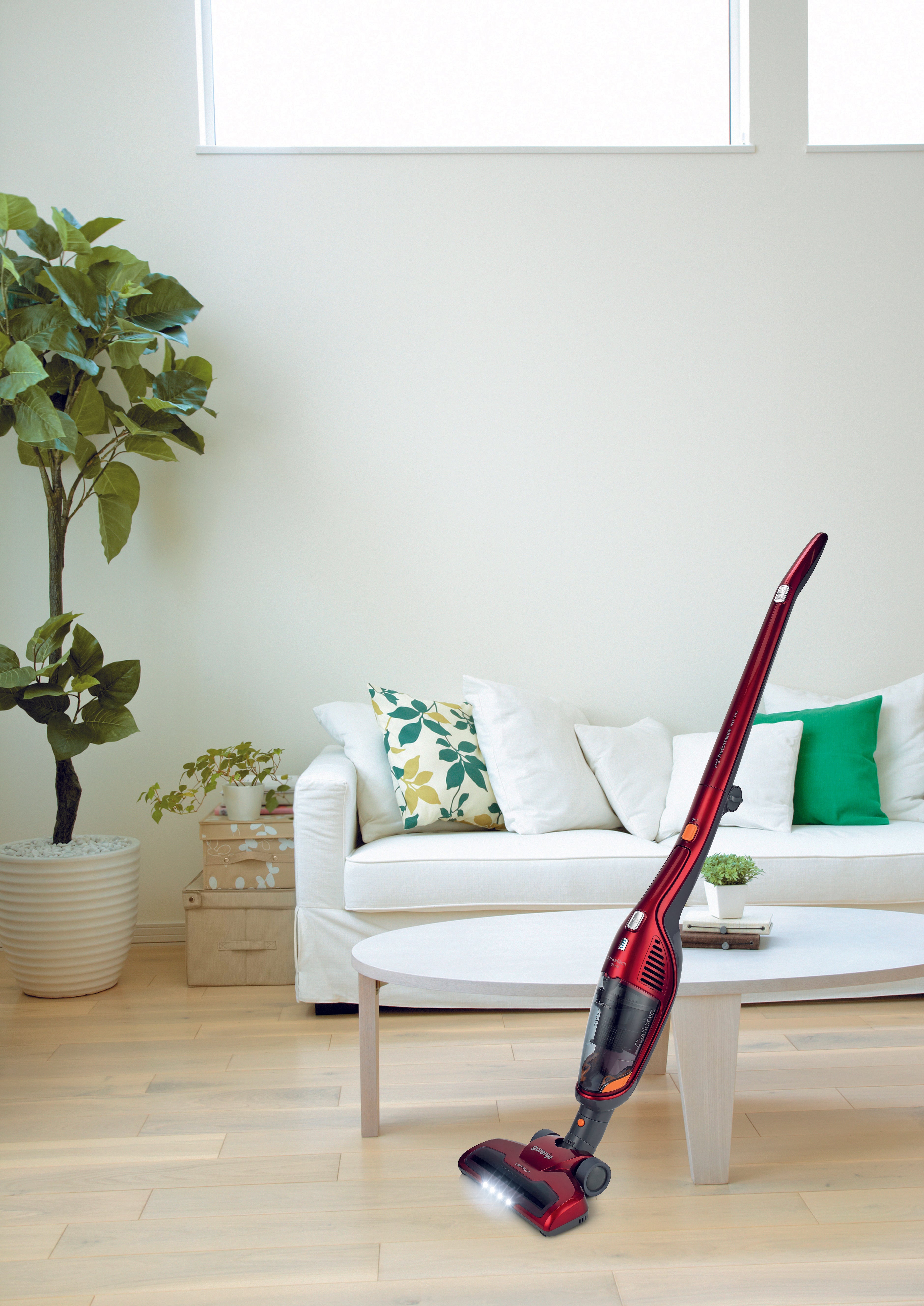 EAN 3838942149672 - Gorenje SVC216FR aspiradora de pie y escoba eléctrica Aspiradora escoba 2 en 1 Batería Secar HEPA Sin bol imagen 7