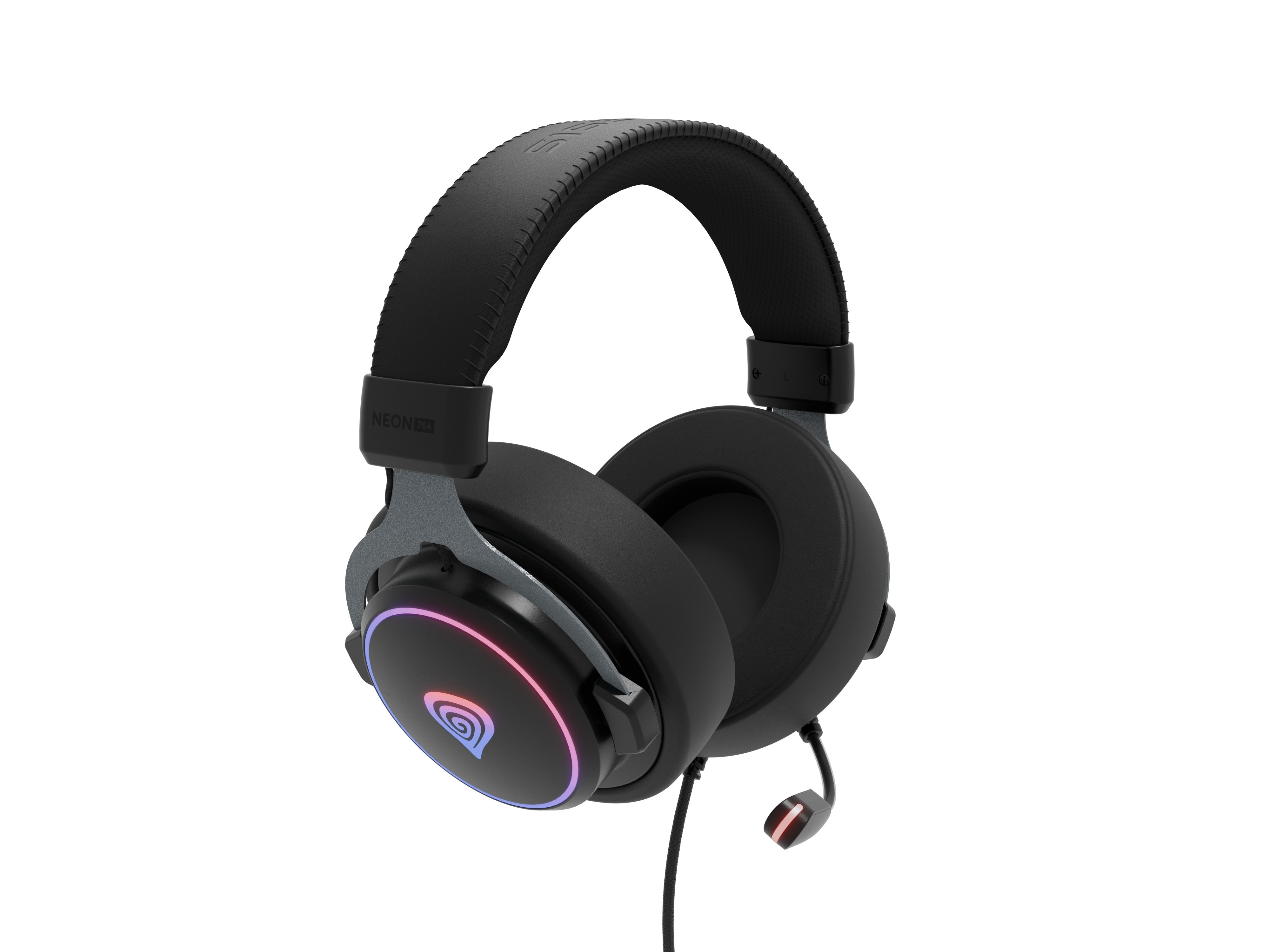 Auriculares Gaming Genesis 7.1 Usb Neon 764 Rgb Negro