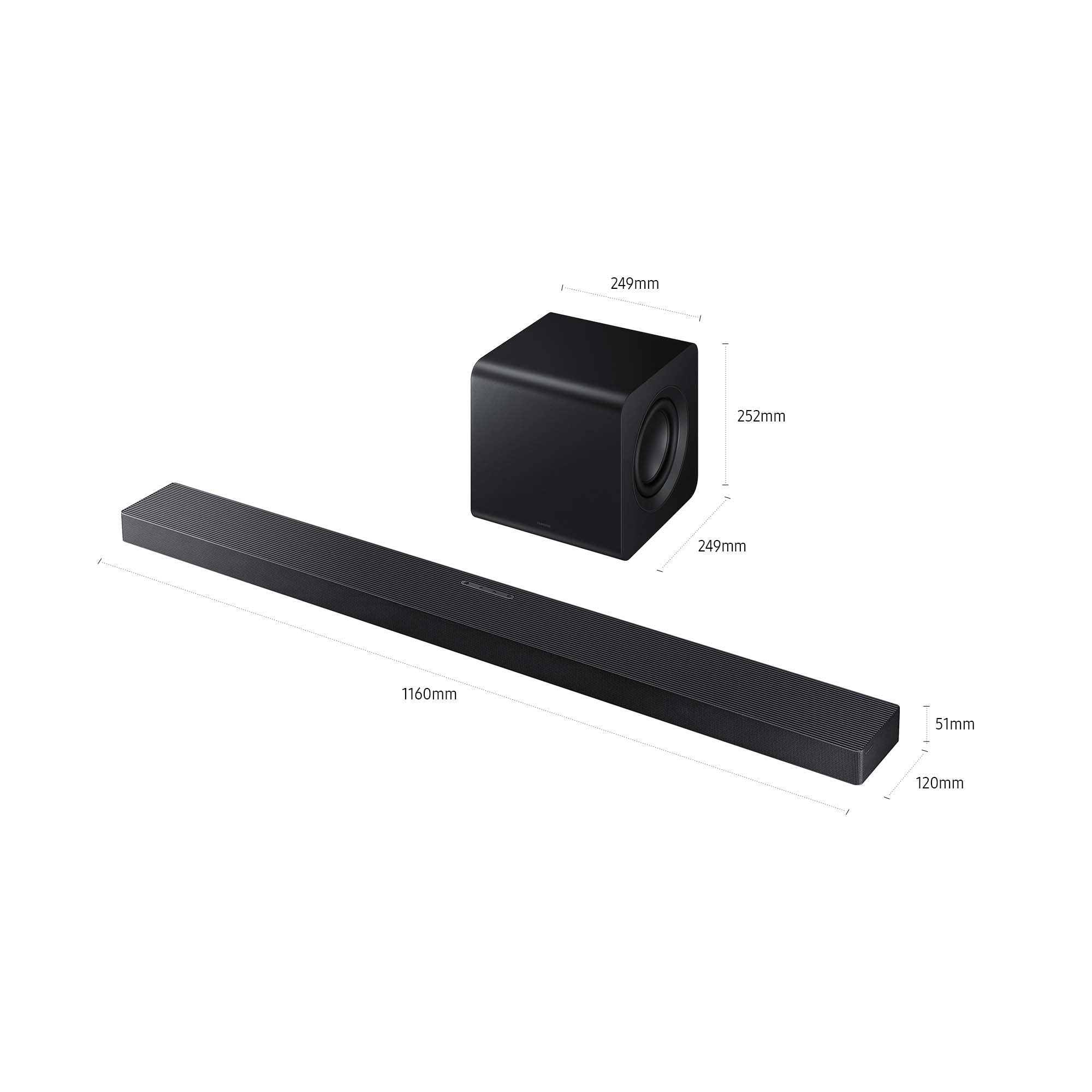 EAN 8806097107804 - Samsung HW-QS700F/ZF altavoz soundbar Negro 3.1.2 canales 345 W imagen 3