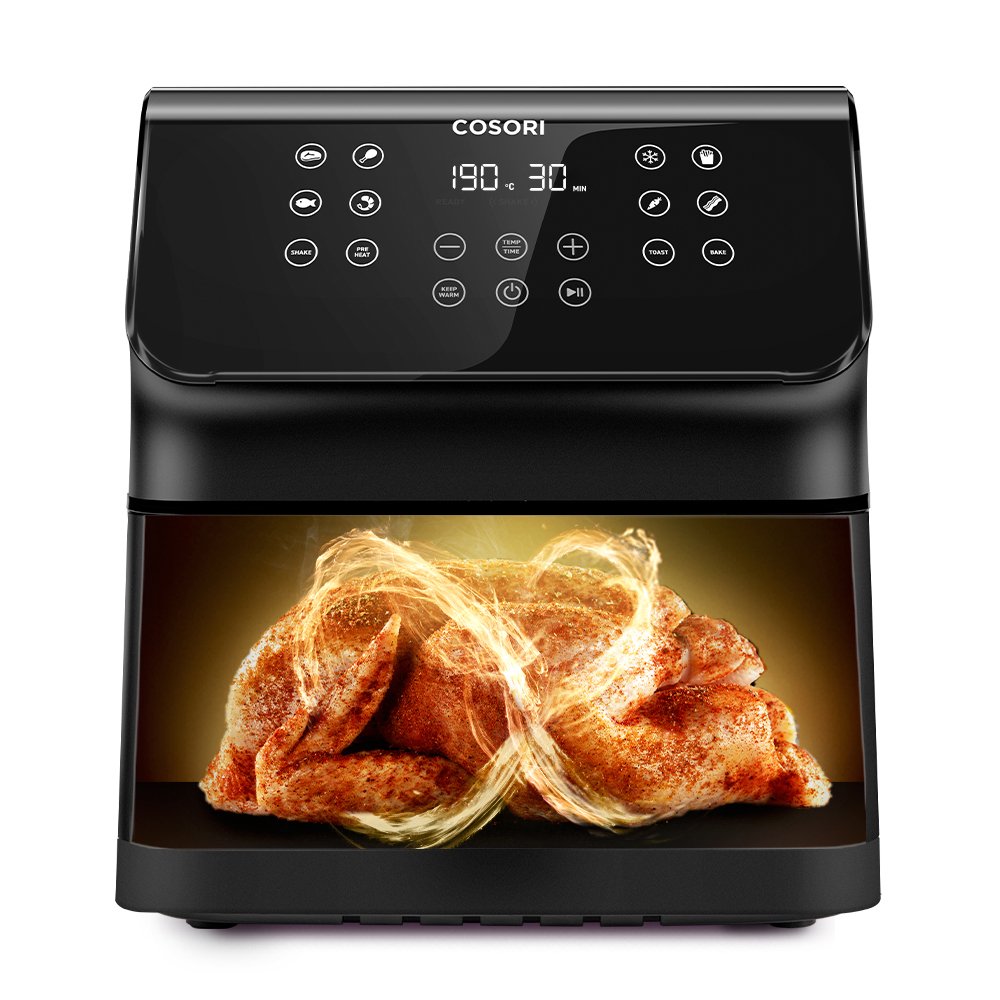 Freidora De Aire Cosori Premium Ii Chef Edition 6.2l, 1700w Negra