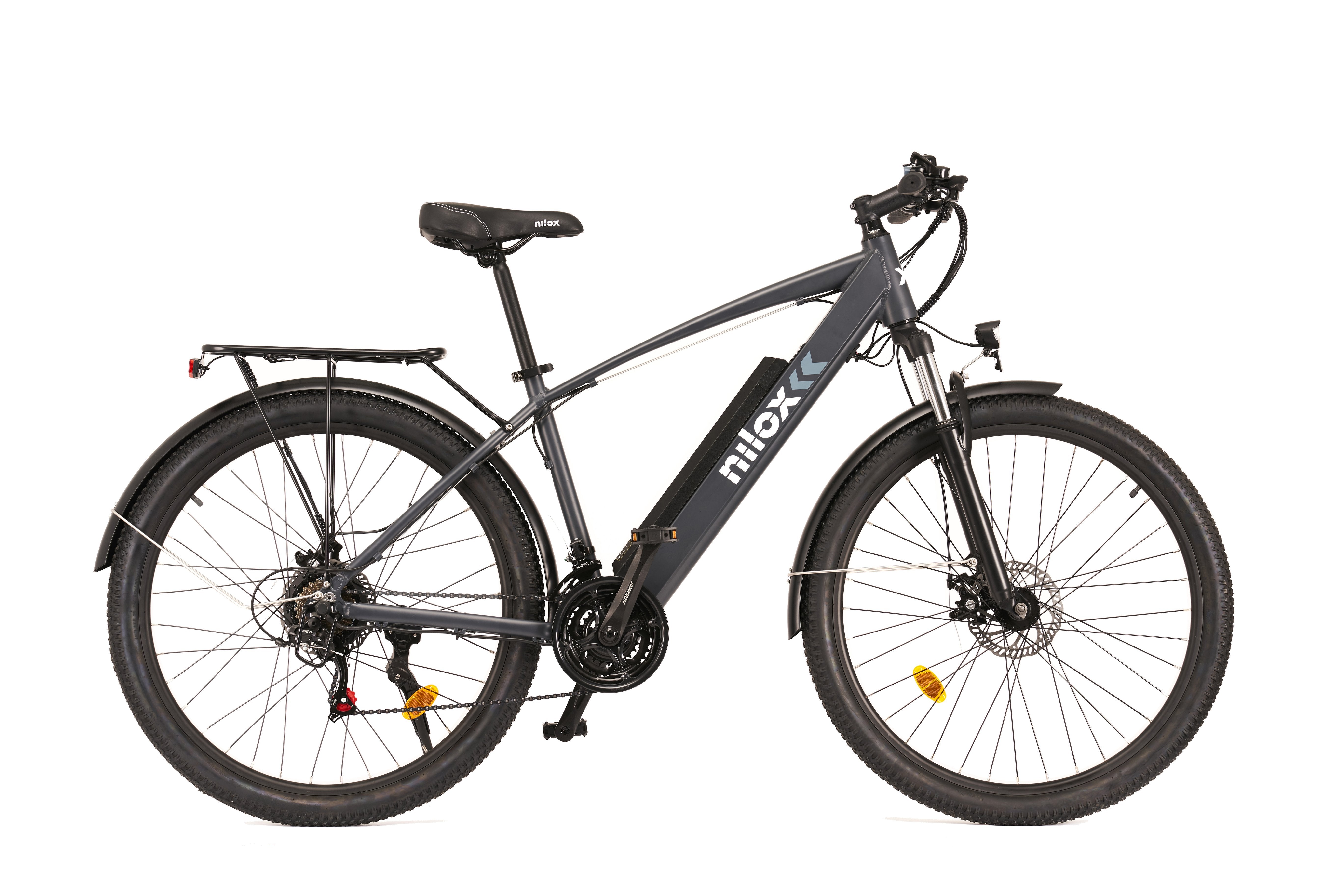 Nilox X7 Plus Negro, Gris Aluminio 69,8 Cm (27.5") 23 Kg Litio Bicicleta