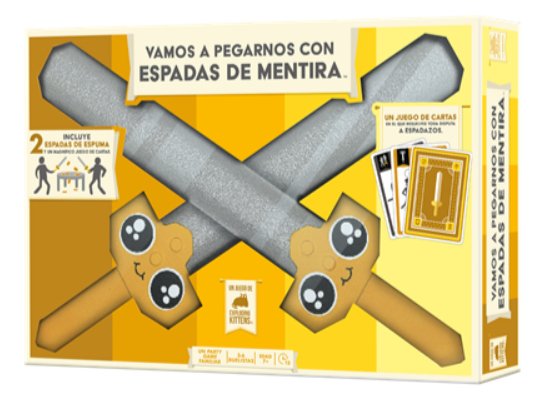 EAN 810083046464 - Asmodee EKISWRD01ES juego de tablero Vamos a pegarnos con espadas de mentira 20 min Juego de mesa Partido imagen 1