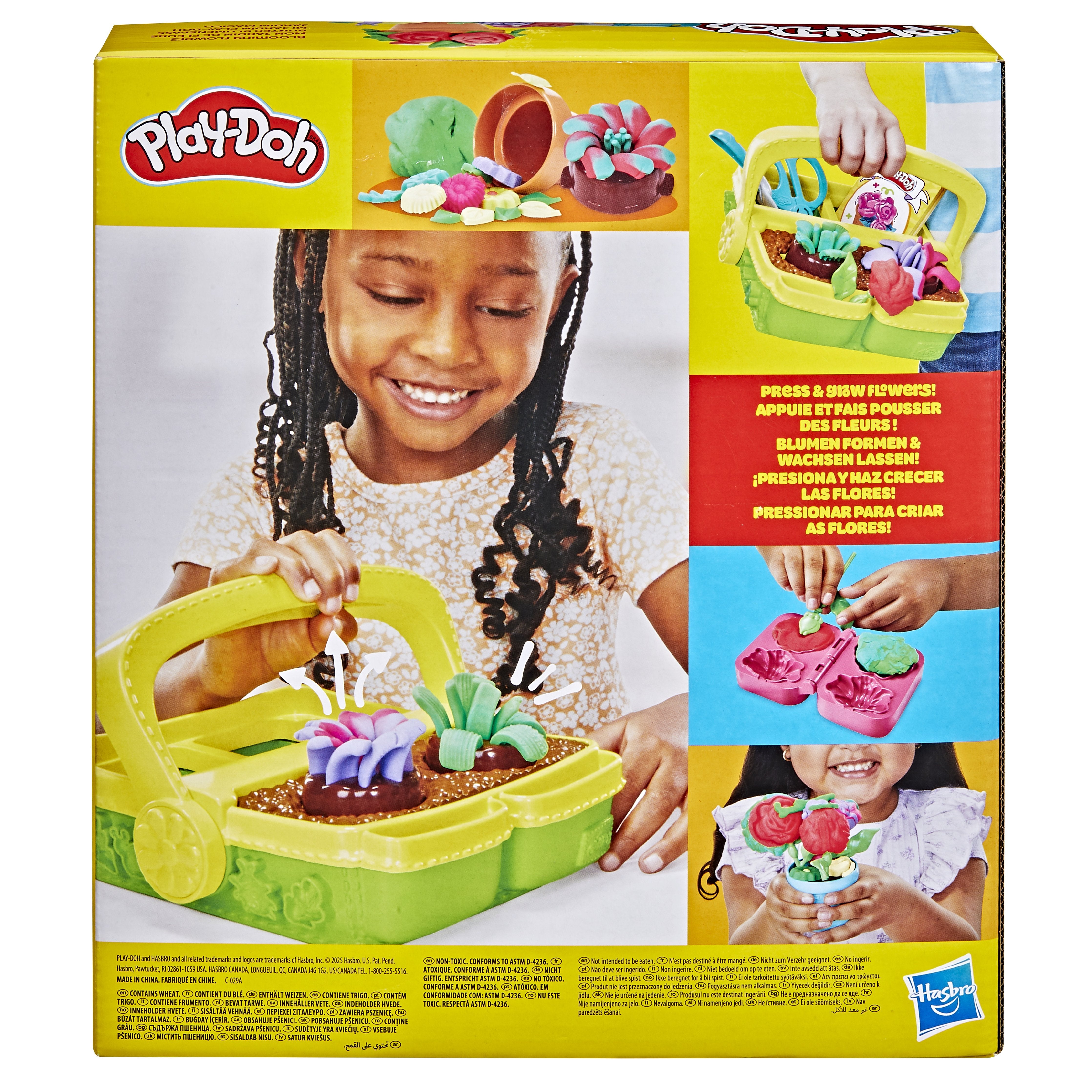 Juego Hasbro Play Doh Blooming Flowers