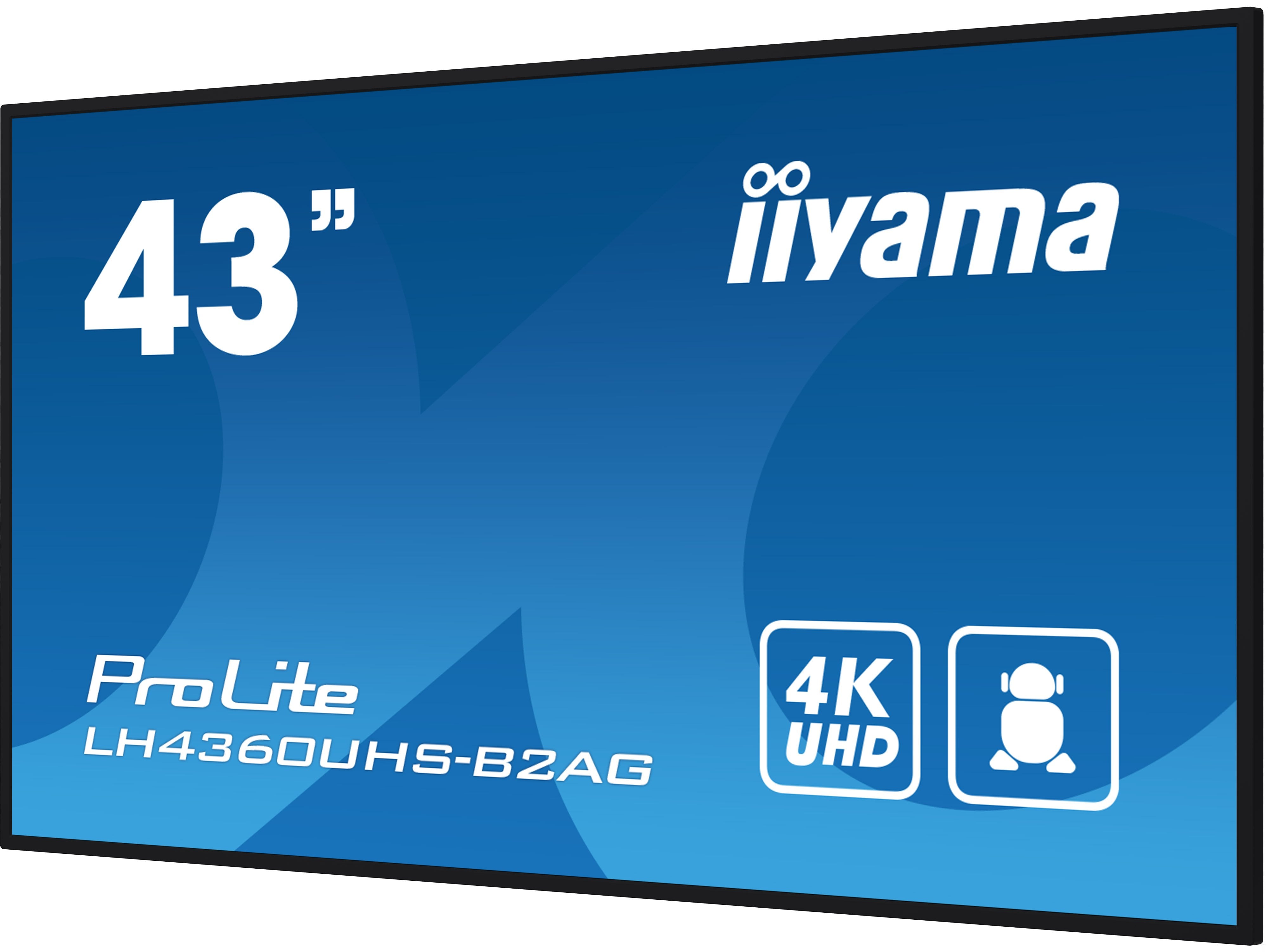 EAN 4948570124442 - iiyama LH4360UHS-B2AG pantalla de señalización Pizarra de caballete digital 108 cm (42.5") LED Wifi 500 c imagen 7
