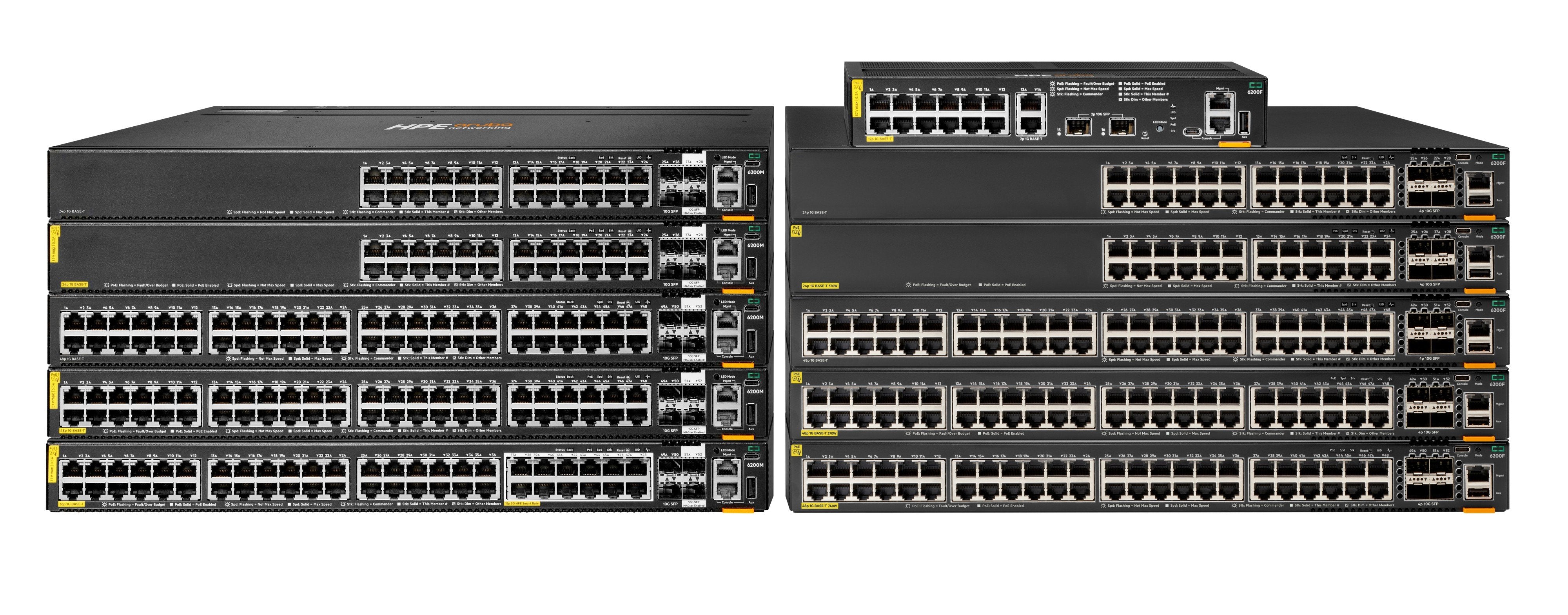 EAN 0190017535043 - HPE Aruba Networking CX 6200M 36G 12SR5 Class6 PoE 4SFP+ Switch imagen 1