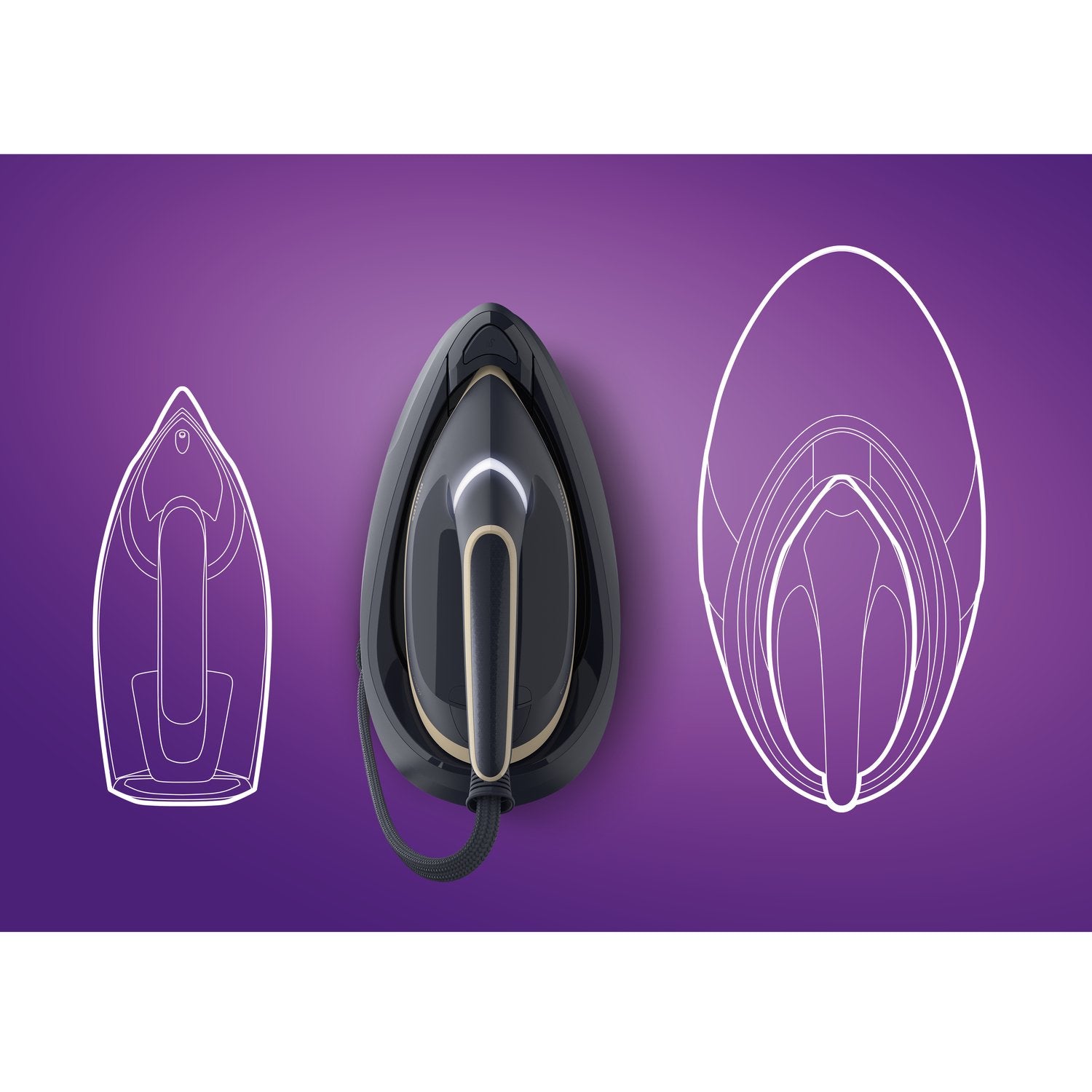 EAN 8720389004896 - Philips PSG6066/20 estación plancha al vapor 2400 W 1,8 L SteamGlide Advanced Azul, Oro imagen 12