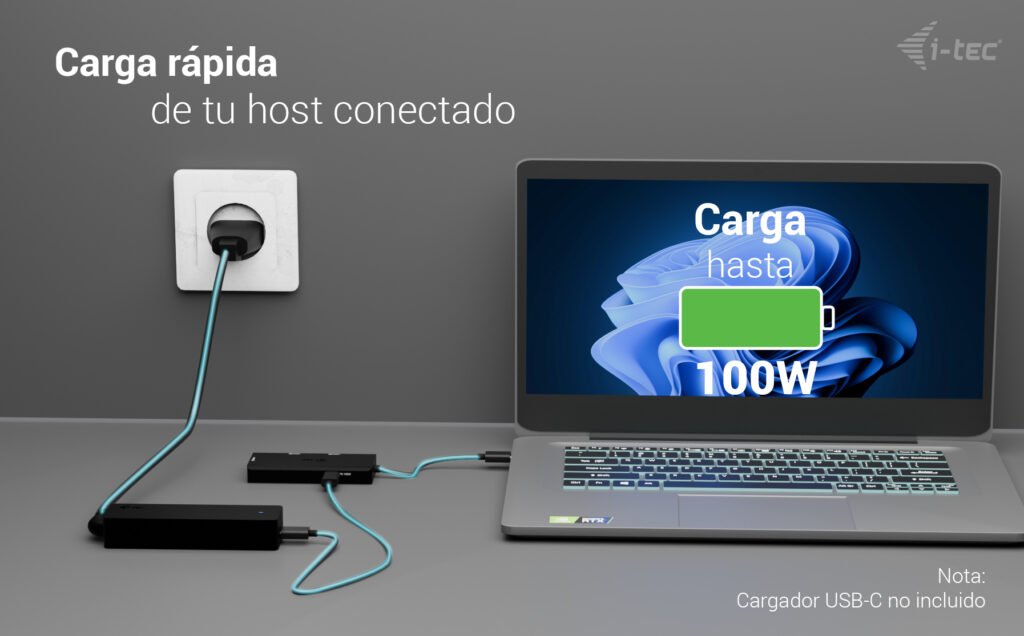 I-Tec Usb-C Triple 4k Hdmi Video Adapter 3x Hdmi 4k 60hz Pd 100w