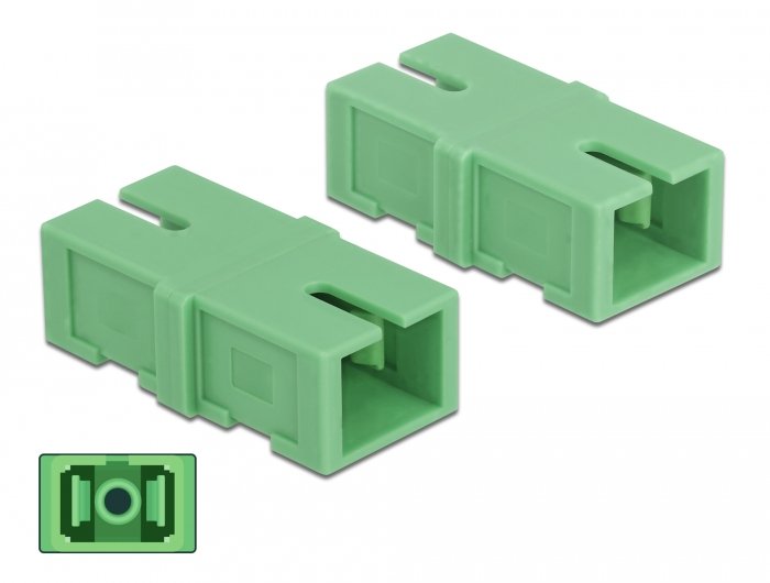 EAN 4043619859238 - DeLOCK 85923 adaptador de fibra óptica 4 pieza(s) Verde imagen 1