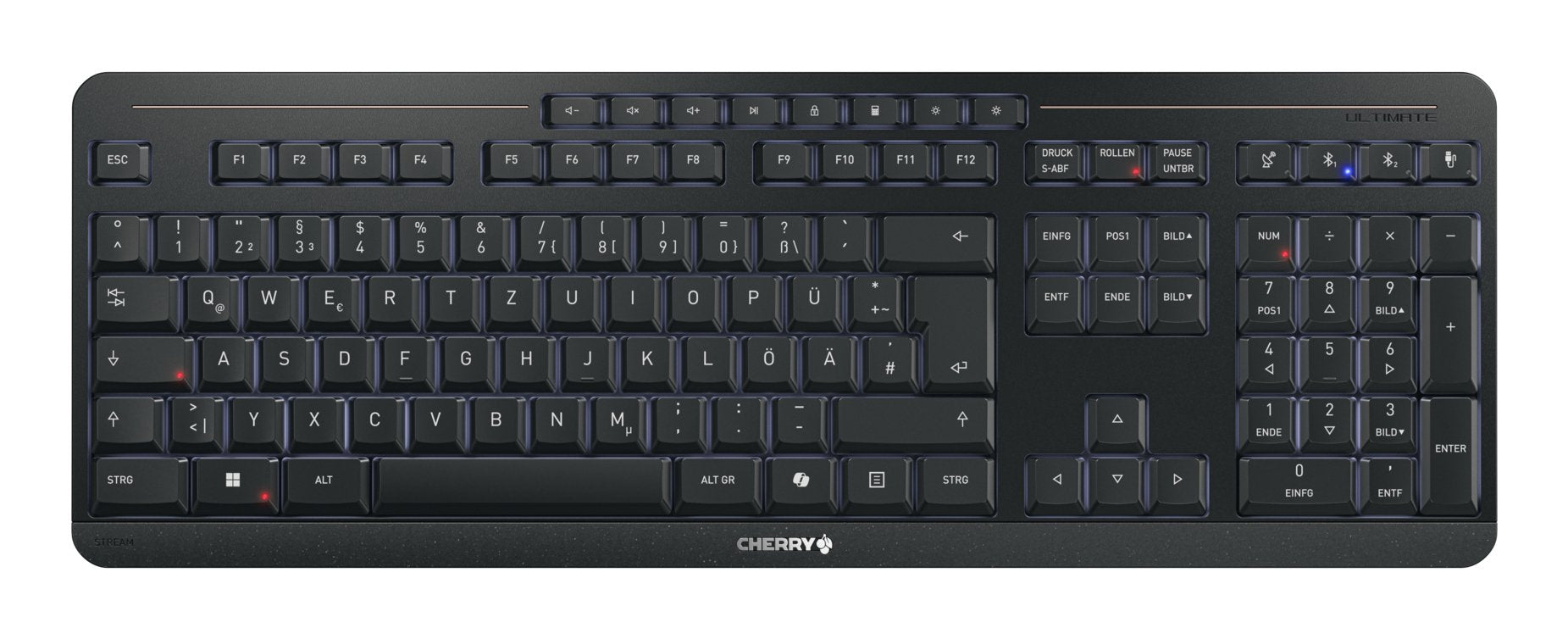 Cherry Tas Mream Keyboard Ultimate De Negro