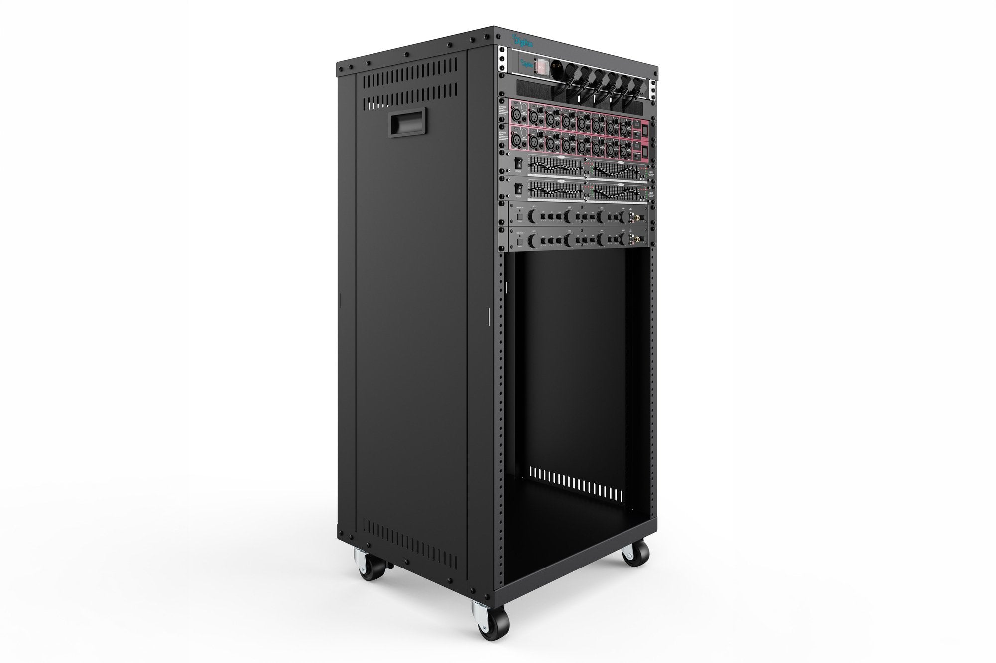 EAN 4016032490326 - Digitus DN-48002 armario rack 21U Rack o bastidor independiente Negro imagen 3