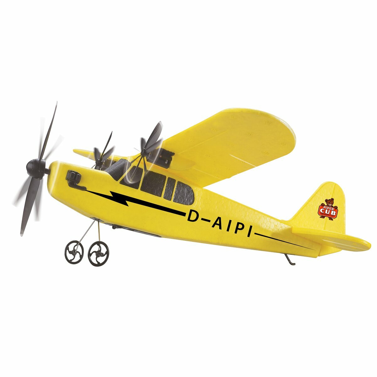 Jamara Piper J3-Cub Modelo Controlado Por Radio Avión Motor Eléctrico