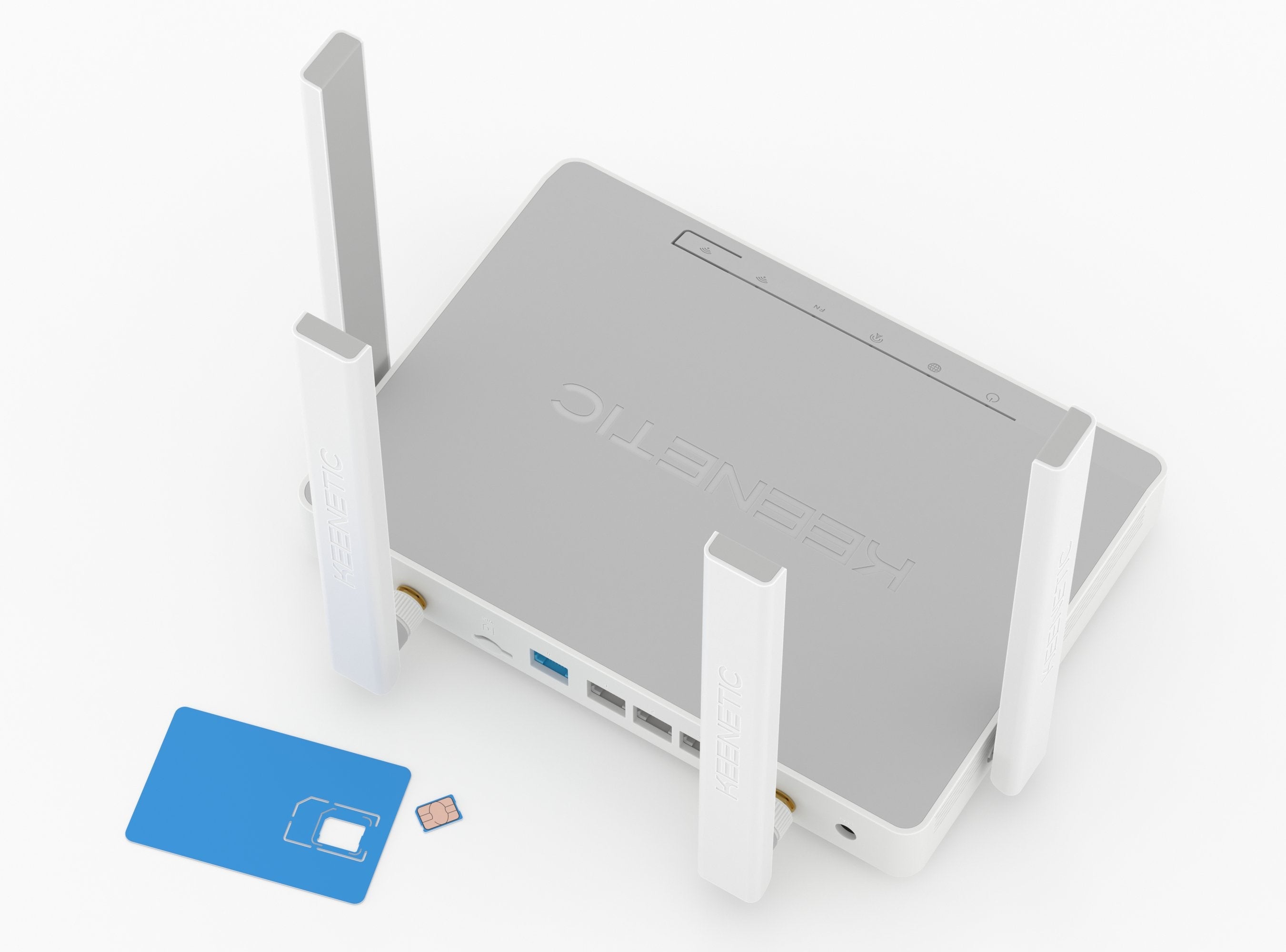 Wireless Router Keenetic Wireless Router 1800 Mbps Mesh Wi-Fi 6 Usb 3.0 4x10/100/1000m Number Of Antennas 4 4g Kn-2311-01eu