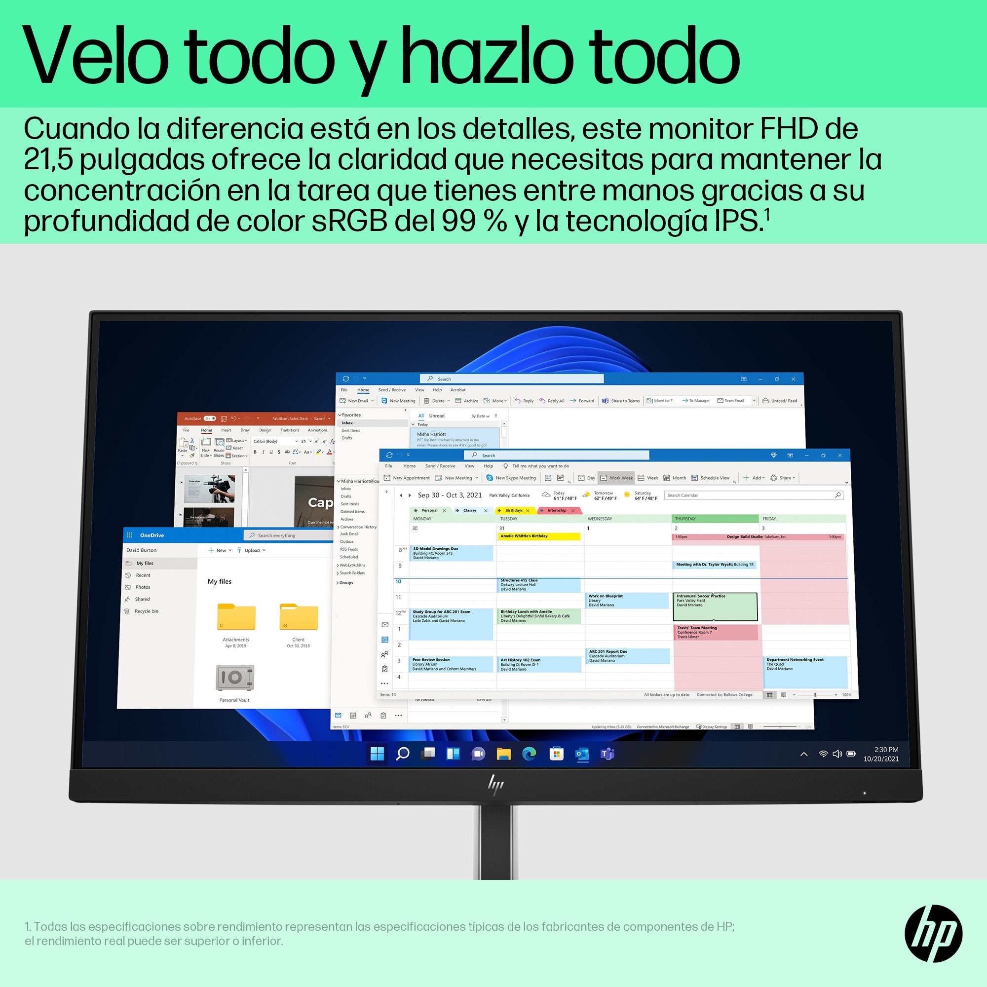 EAN 0196786298073 - HP E-Series E22 G5 FHD Monitor pantalla para PC 54,6 cm (21.5") 1920 x 1080 Pixeles Full HD LCD Negro, Pl imagen 10