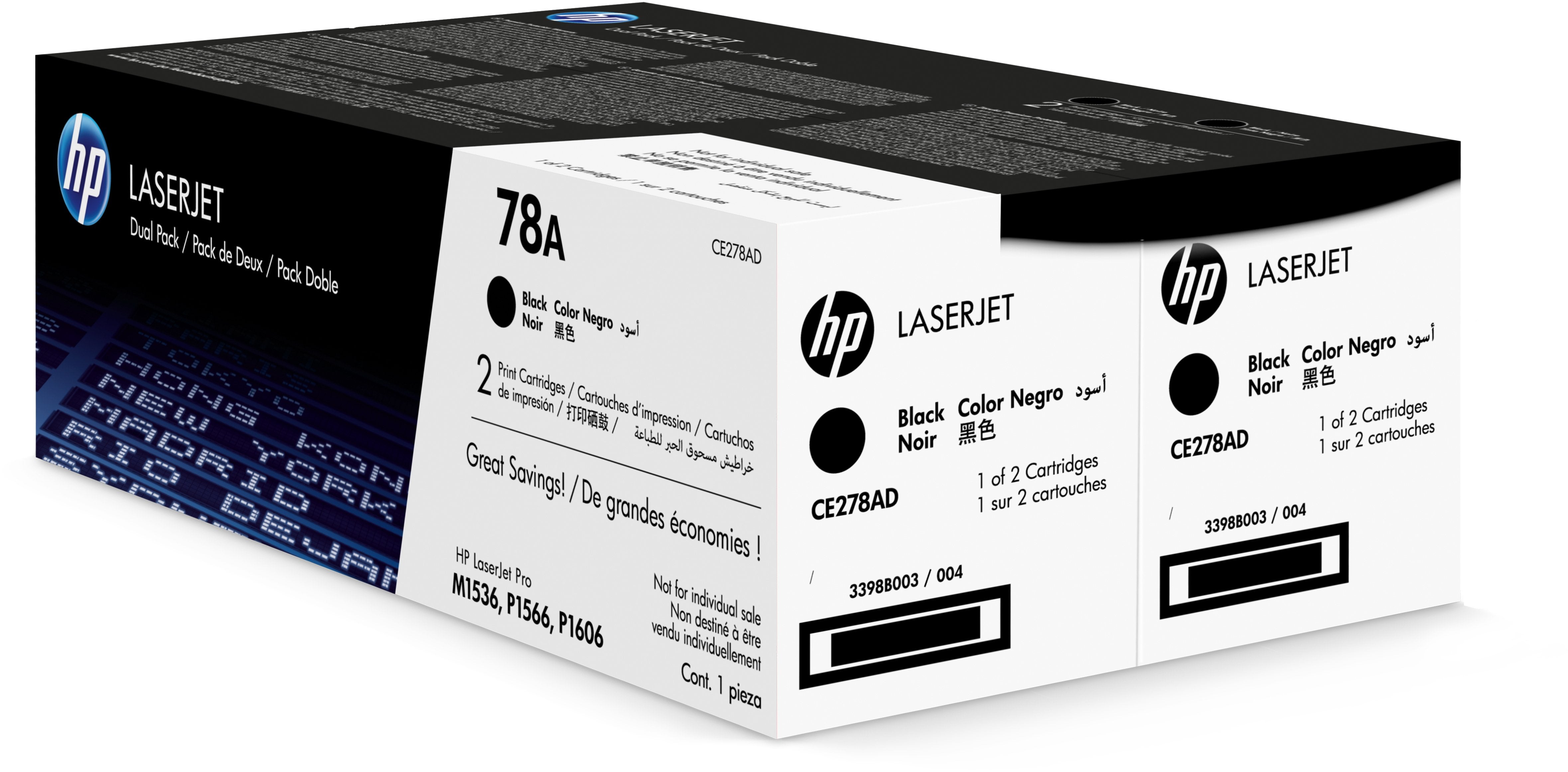 Tóner Original Hp 78a Multipack 2x Negro