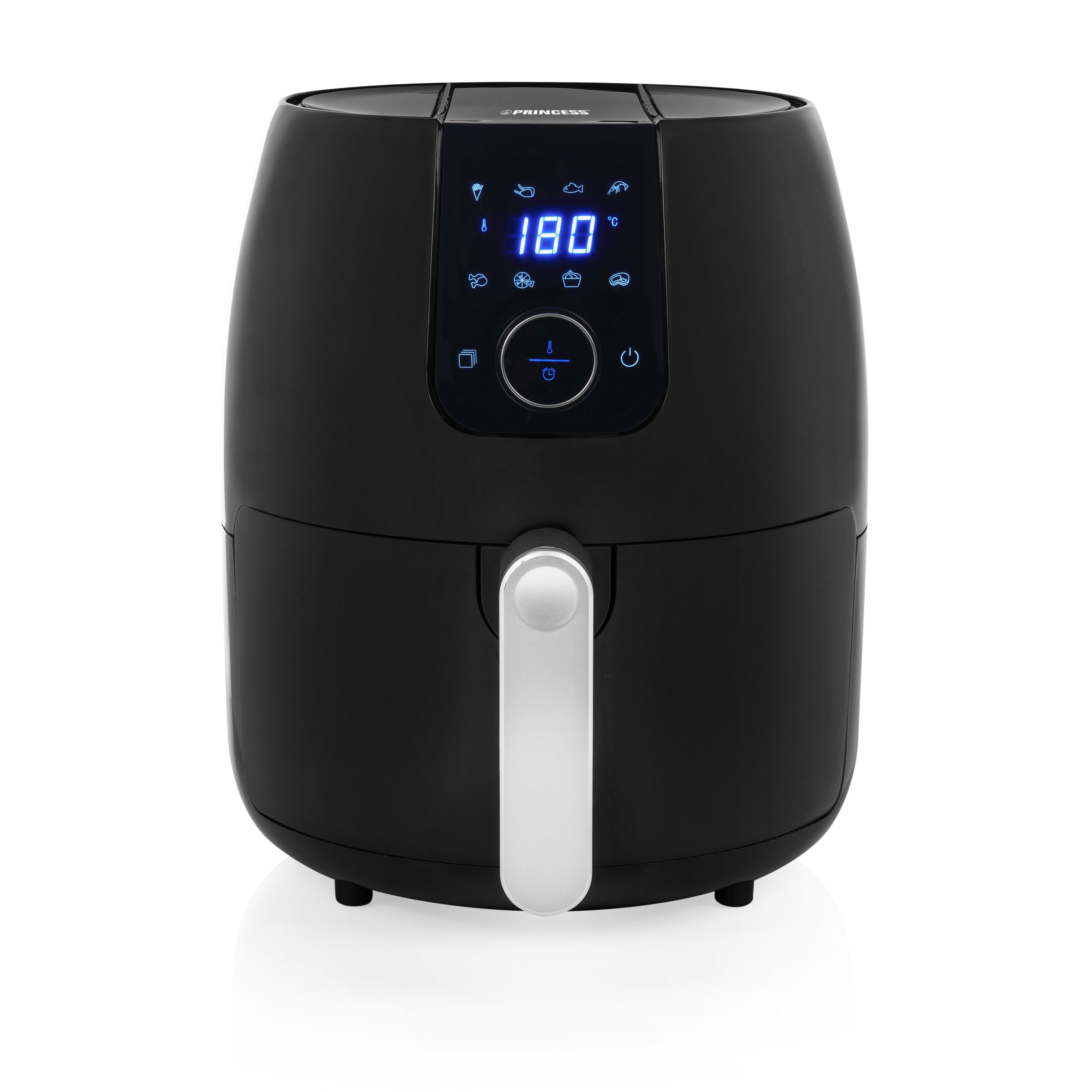 Freidora Por Aire Sin Aceite Princess Digital Xxl 182025 1500w Capacidad 4.5l