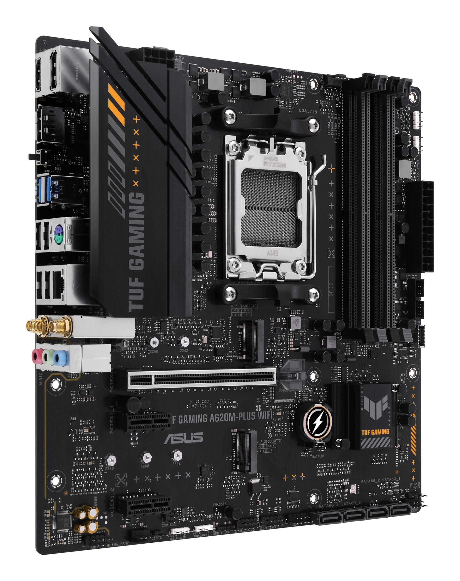 EAN 4711387164266 - ASUS TUF GAMING A620M-PLUS WIFI AMD A620 Zócalo AM5 micro ATX imagen 4